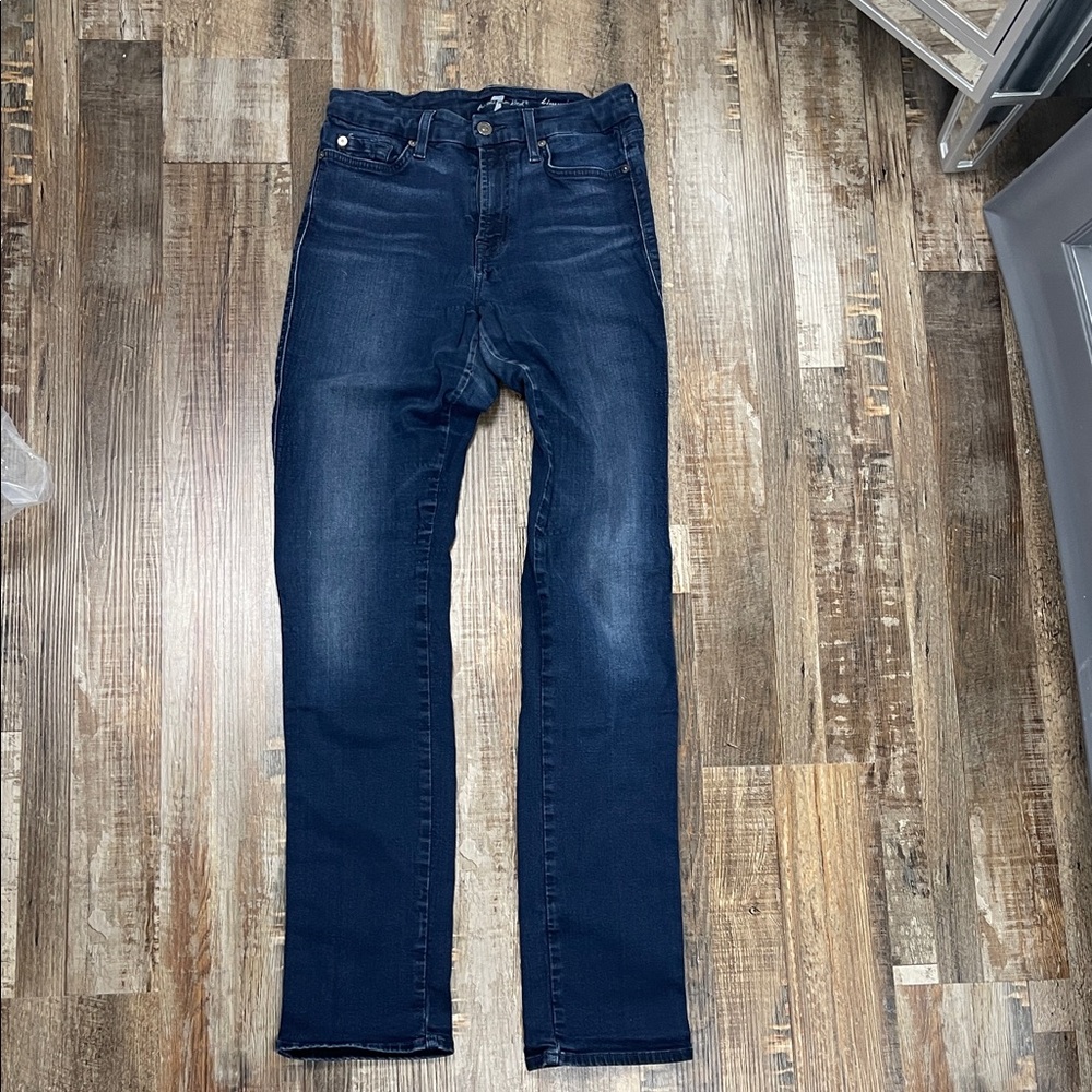 7 For All Mankind Emma Straight Leg Jeans Ladies Size 27/ 4 US